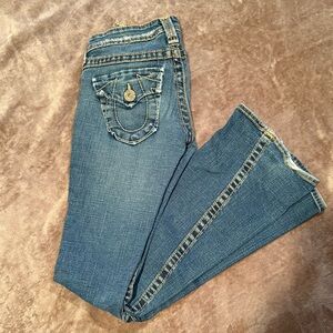 True Religion Classic Blue Flare Jeans